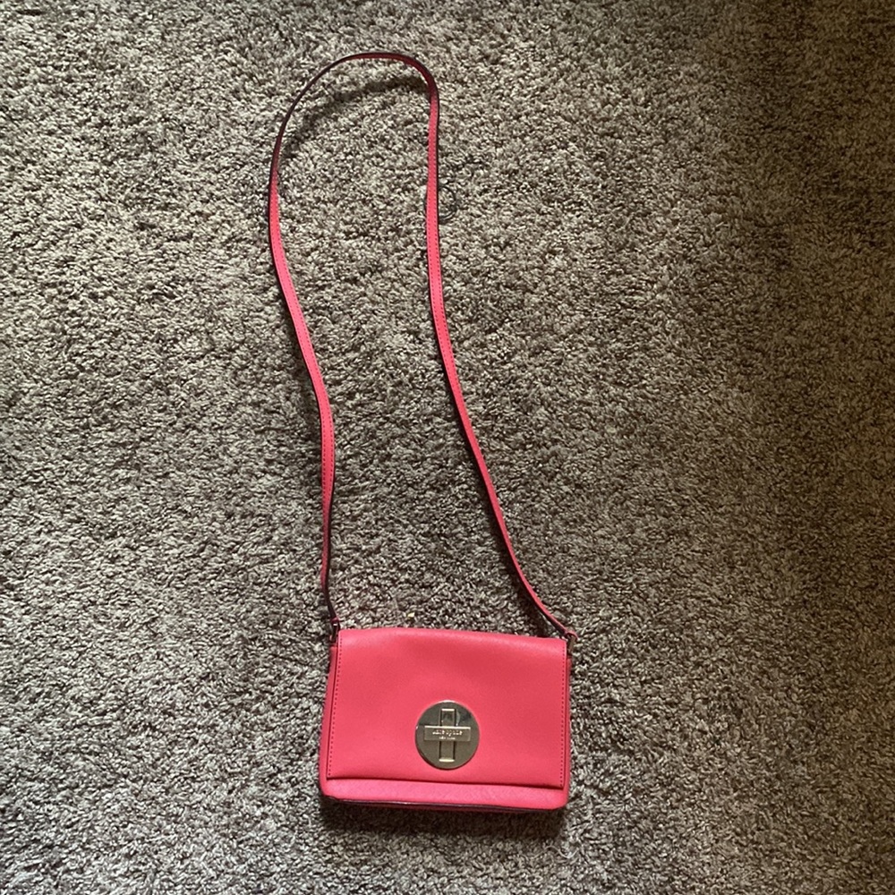 Kate Spade pink cross body purse